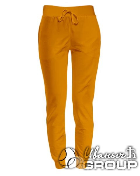 Оранжевые штаны женские