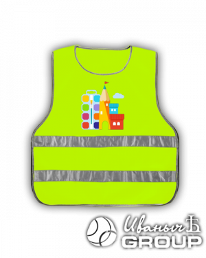 Печать на детских жилетах