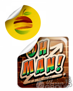 Печать наклеек