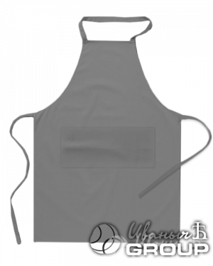 Серый фартук