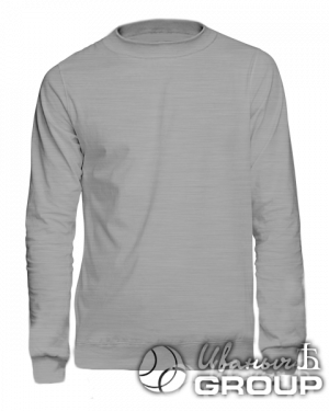 Серый-меланж свитшот промо