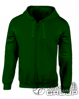 Темно-зеленая толстовка мужская