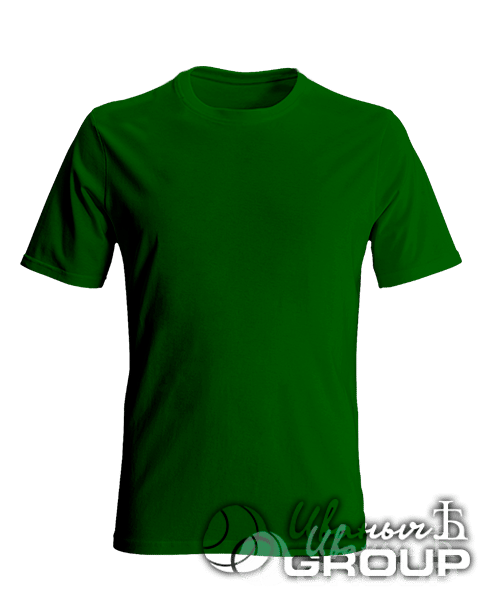 Темно-зеленая футболка на заказ