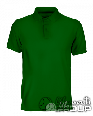 Темно-зеленое поло мужское