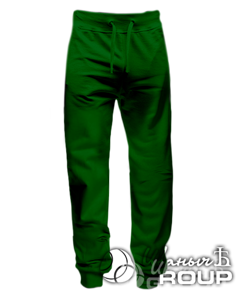 Темно-зеленые штаны мужские