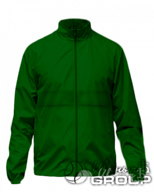 Темно-зеленая ветровка промо