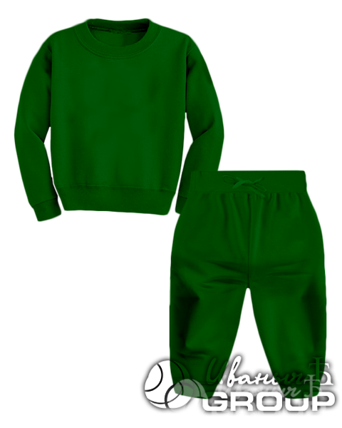 Темно-зеленый костюм детский