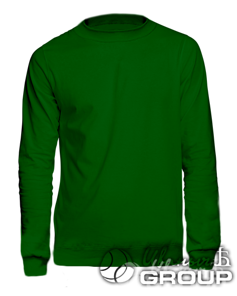 Темно-зеленый свитшот стандарт