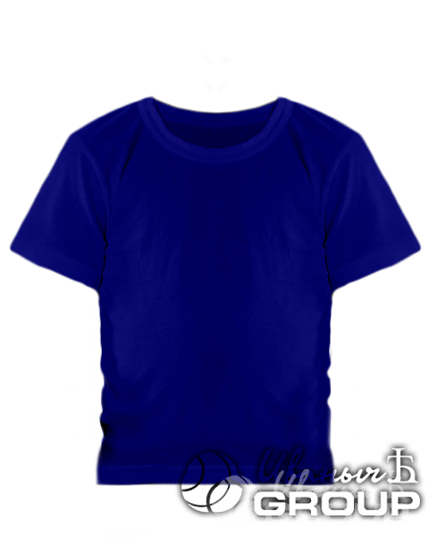 Темно-синяя детская футболка