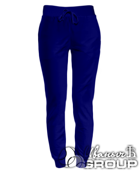 Темно-синие штаны женские