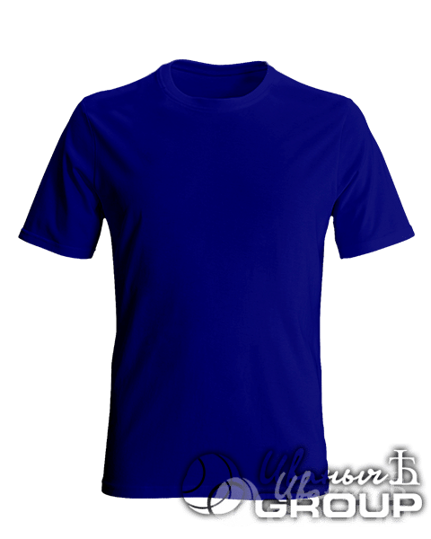 Темно-синяя футболка на заказ