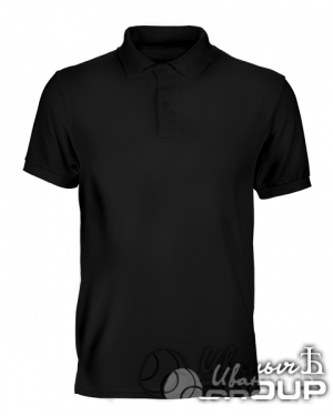 Черное поло мужское